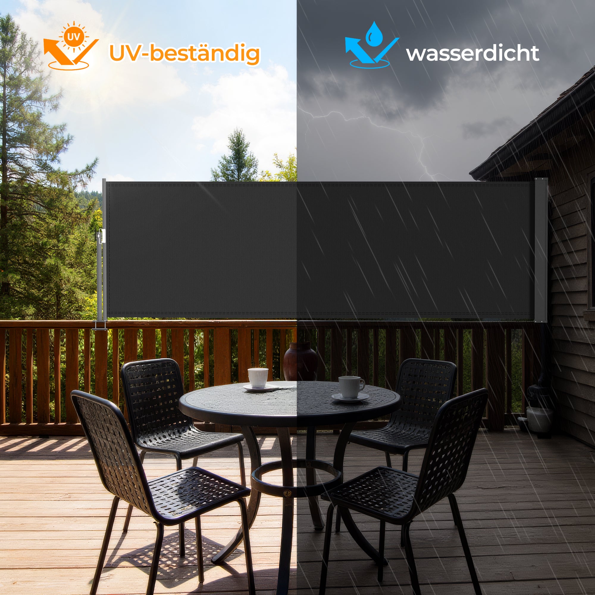 Ausziehbar Seitenmarkise