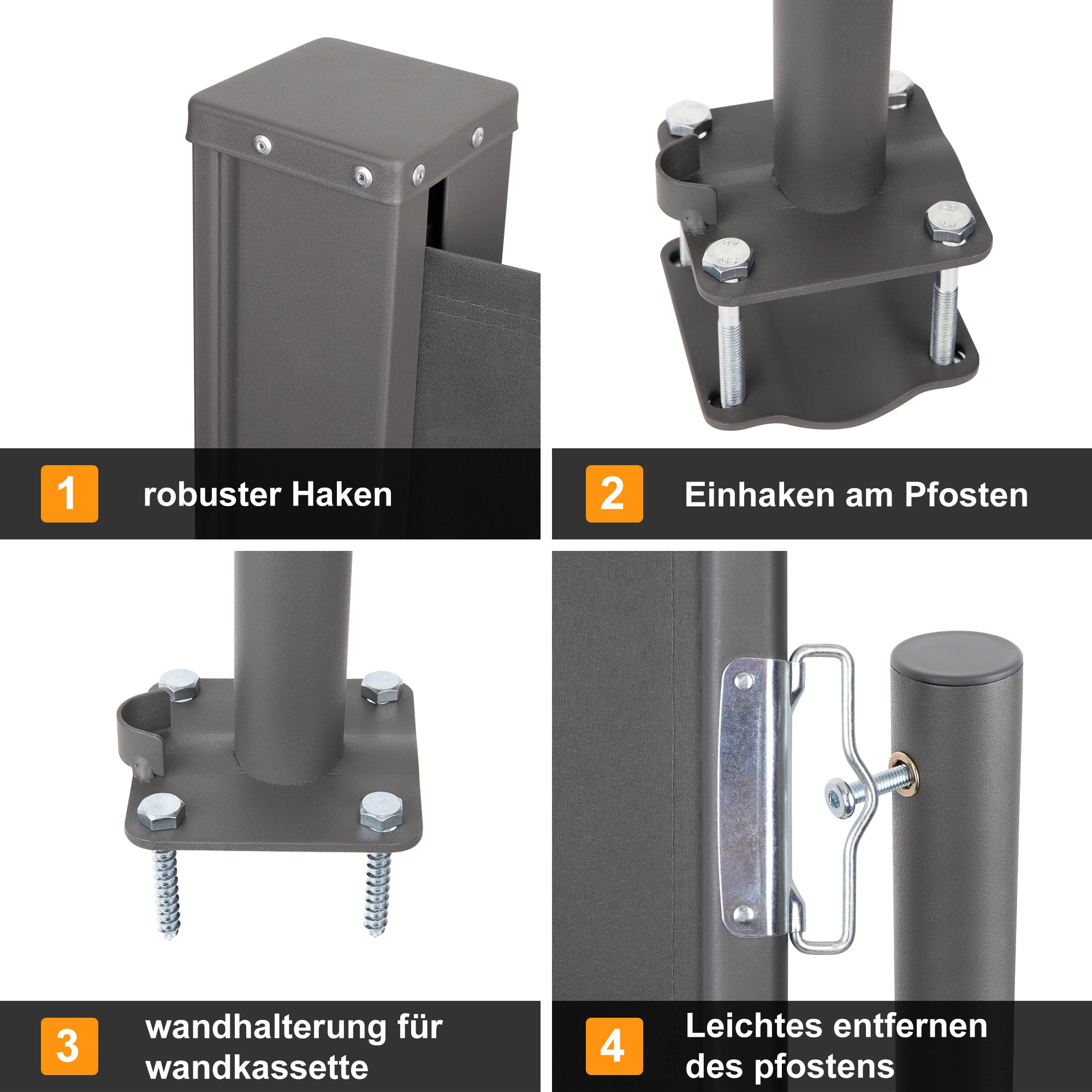 Ausziehbar Seitenmarkise