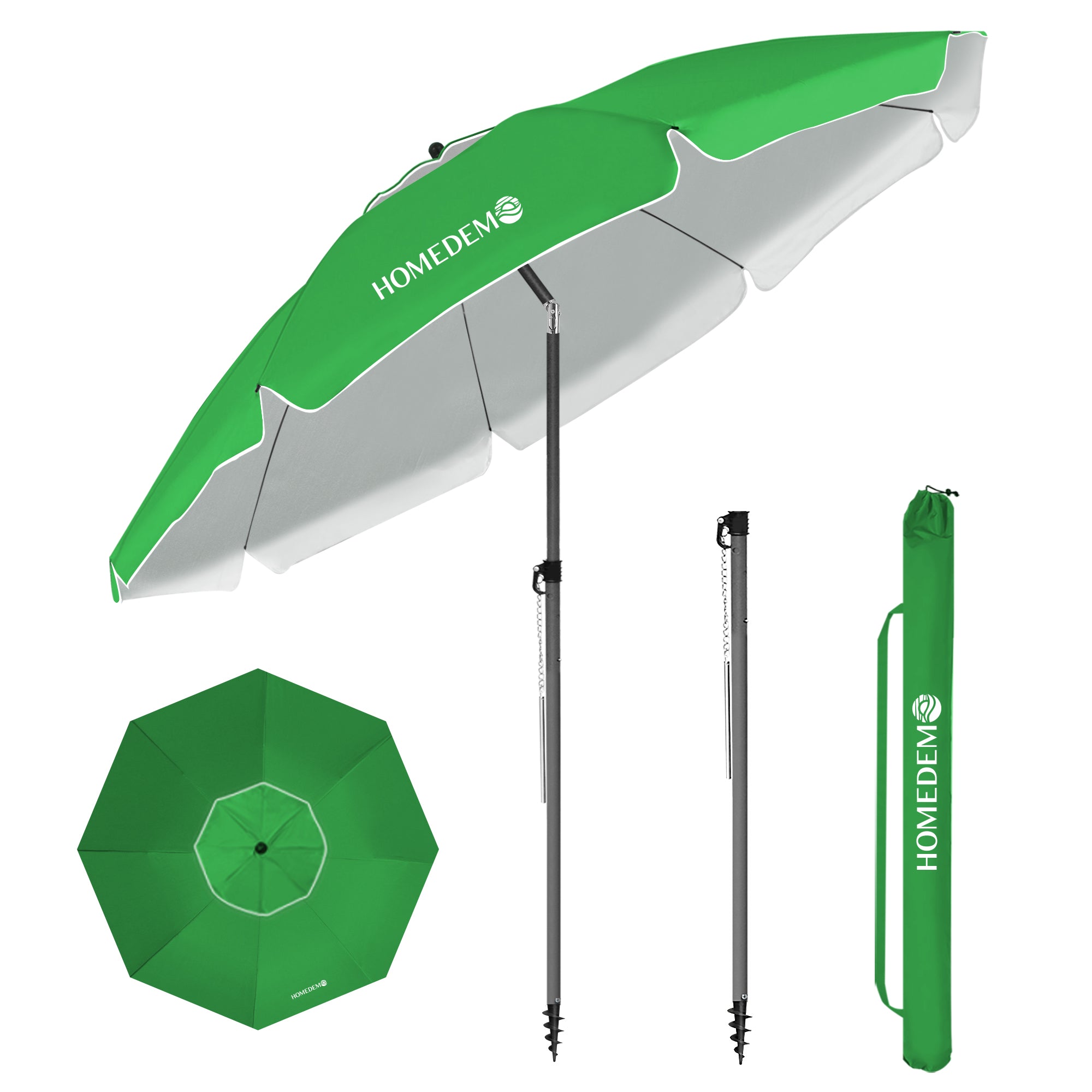 HOMEDEMO Strandschirm für draußen sonnenschirm
