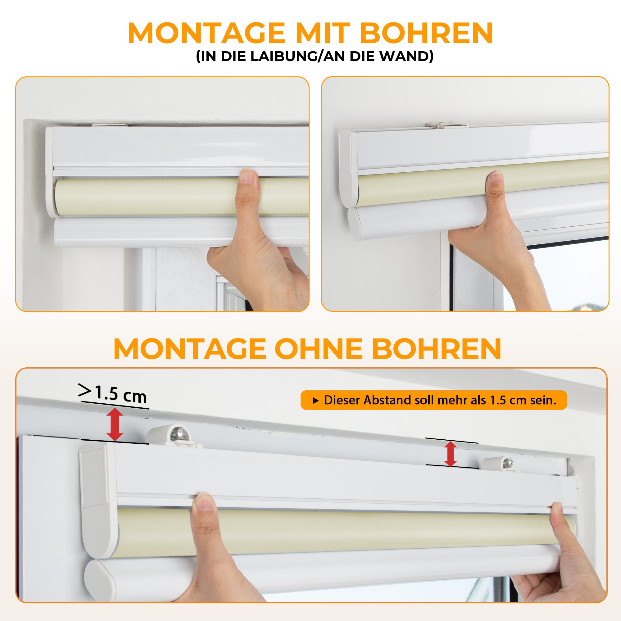 Elektrisches Rollo M100 Motorrollo silberbeschichtet vollverdunkelnd wärmedämmend Fensterrollo mit Funkmotor für Schlafzimmer Wohnzimmer Büro