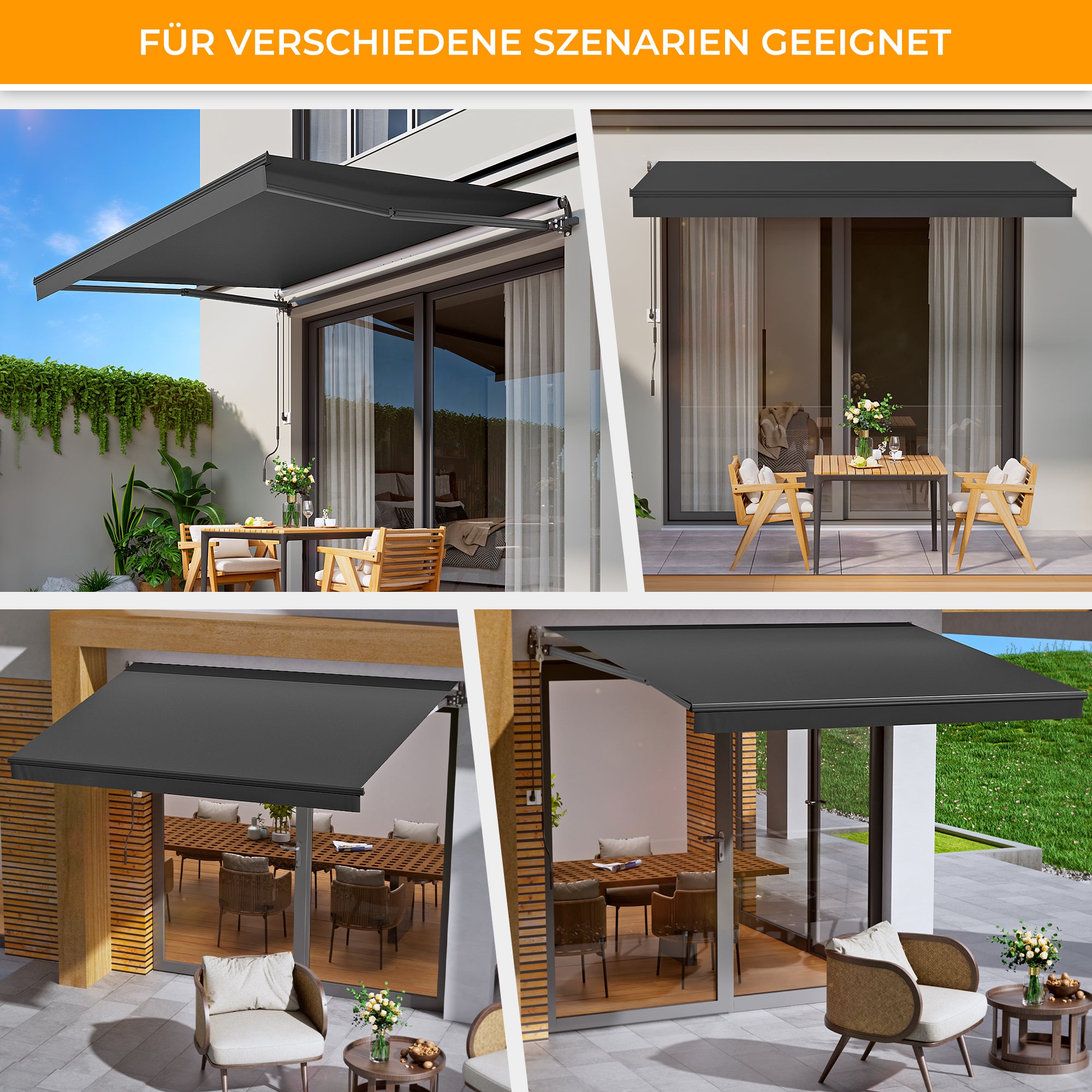 Elektrische Gelenkarmmarkise