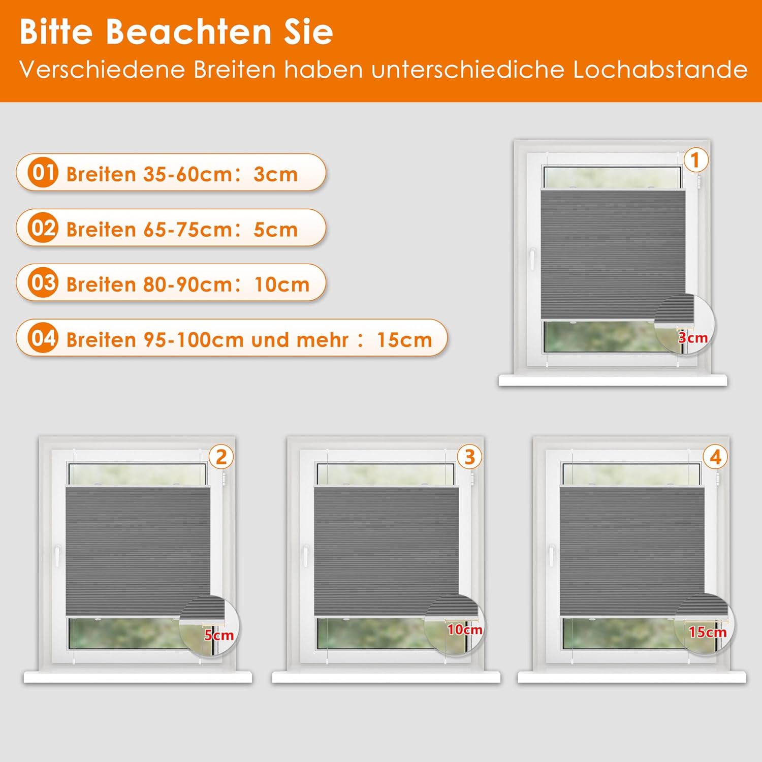 HOMEDEMO Wabenplissee Plissee
