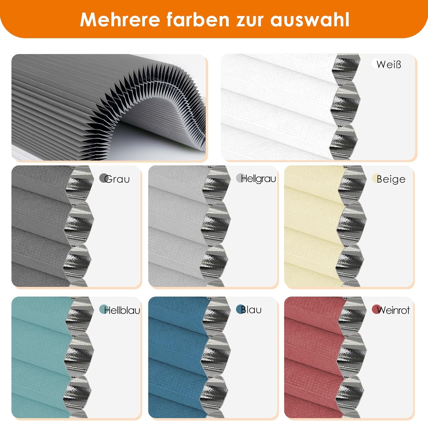 HOMEDEMO Wabenplissee Plissee