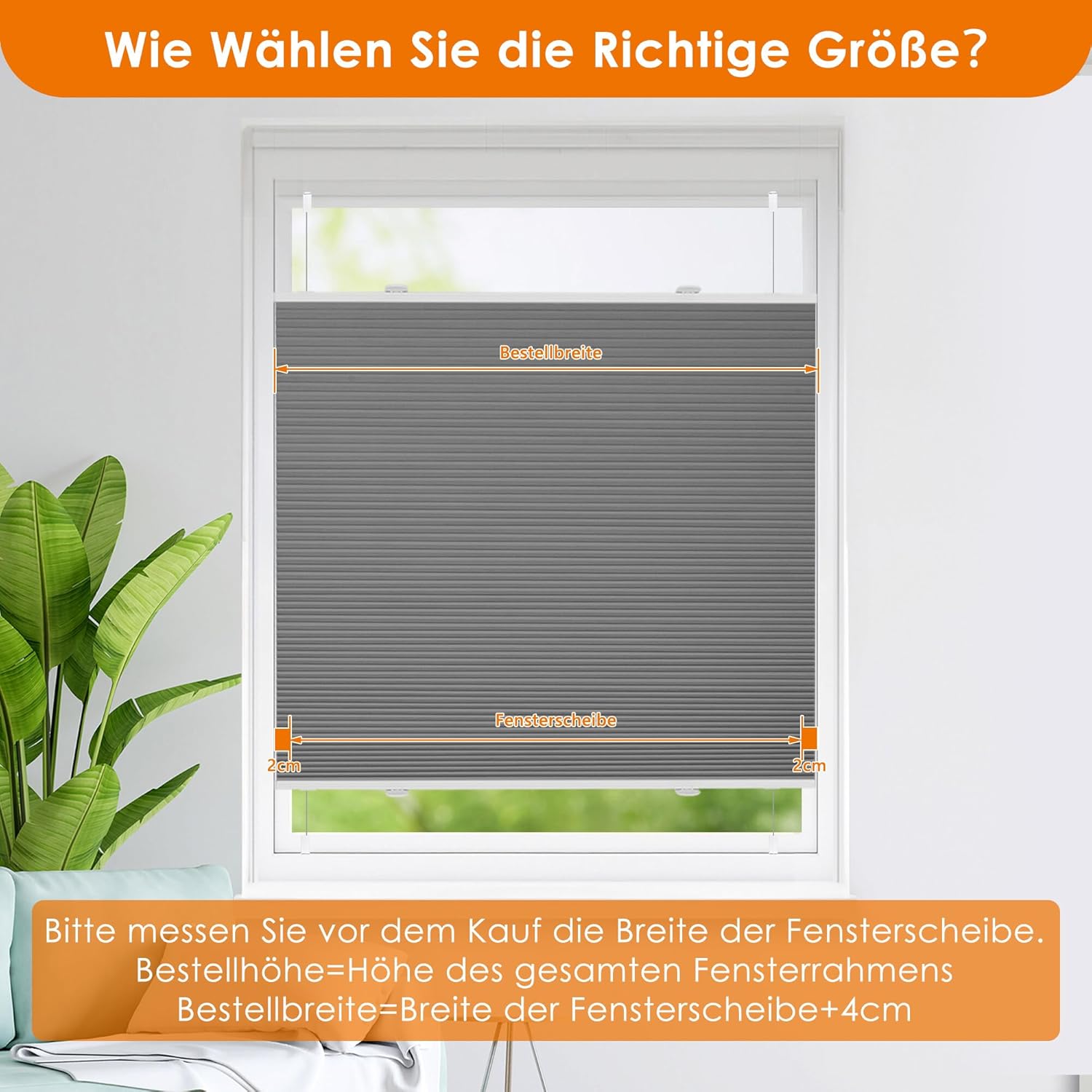 HOMEDEMO Wabenplissee Plissee