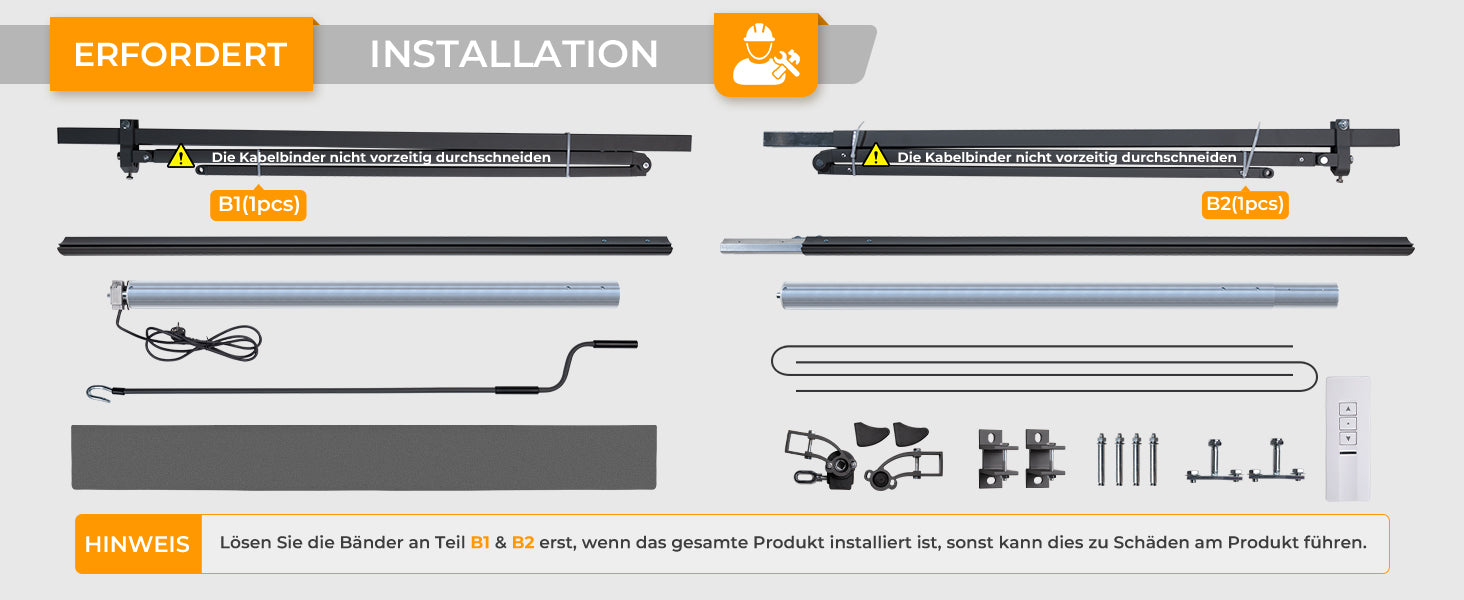 Manuelle Gelenkarmmarkisen