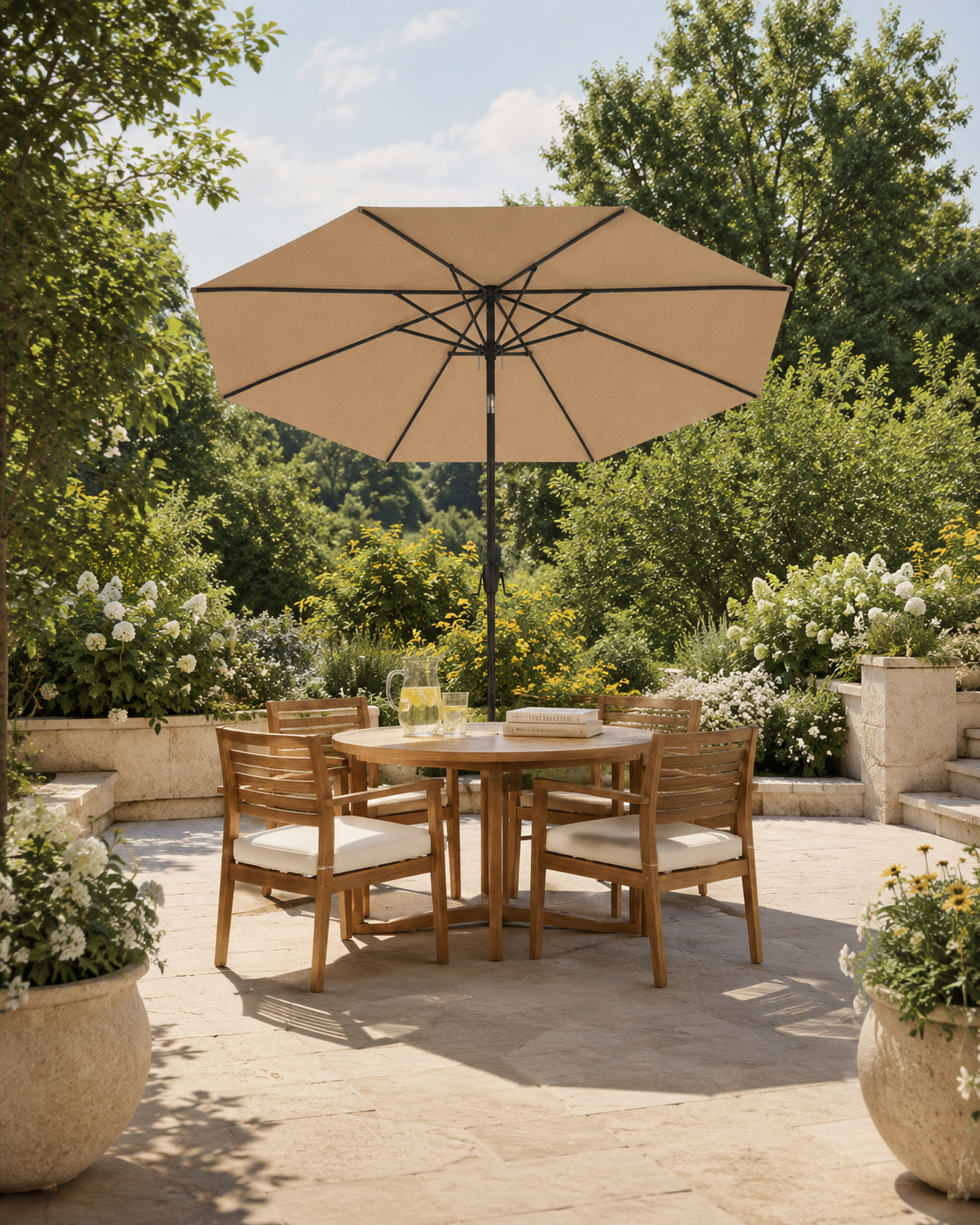 Sonnenschirm Ratgeber: So finden Sie den perfekten Sonnenschirm für Garten, Terrasse und Gastronomie