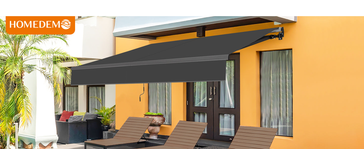 Homedemo Gelenkarmmarkise – Der perfekte Schattenspender für Ihren Außenbereich ☀️🏡