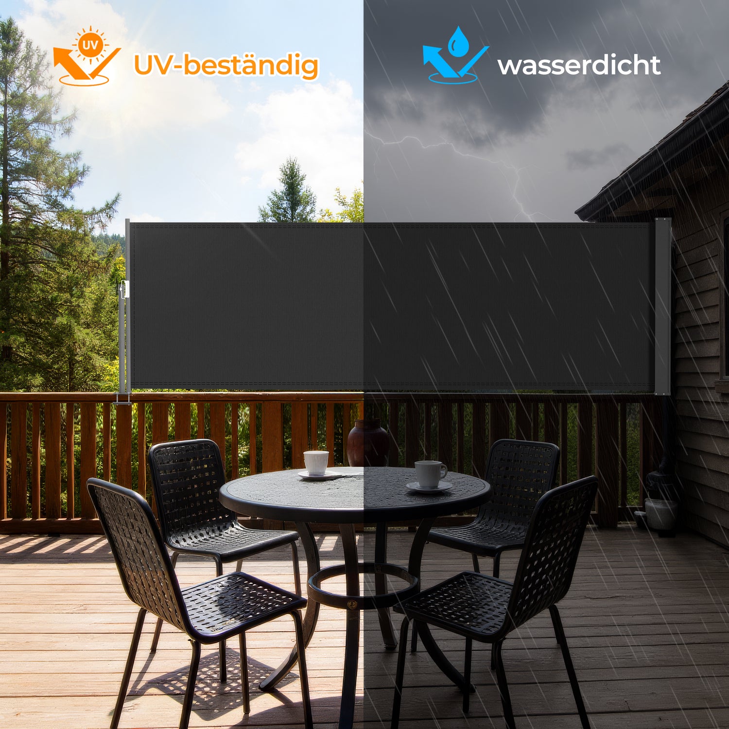 Ausziehbar Seitenmarkise