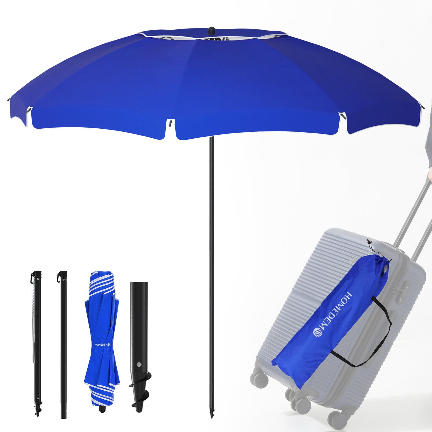 HOMEDEMO Sonnenschirm Mini Für Reisen