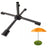 HOMEDEMO Klappbarer Stahl Sonnenschirm-KreuzgestellØ22–32mm