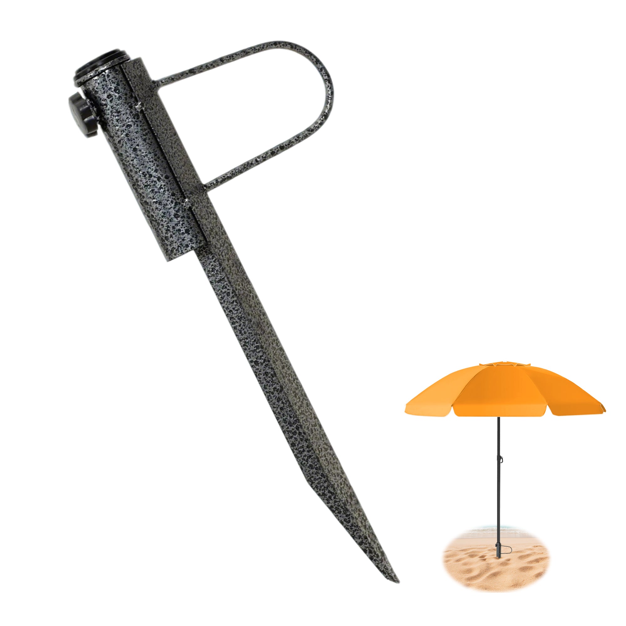 HOMEDEMO Stabiler Rasendorn für Sonnenschirme Ø22–32mm