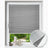 HOMEDEMO Plissee ohne Bohren verdunkelung, Thermo Plisseerollo Klemmfix, Grau