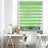 HOMEDEMO Doppelrollo Klemmfix ohne Bohren & mit Bohren, Rollos für Fenster und Tür,Leinen-grau,Weiss-grau-grün,Grün,Leinen