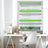 HOMEDEMO Doppelrollo Klemmfix ohne Bohren & mit Bohren, Rollos für Fenster und Tür,Leinen-grau,Weiss-grau-grün,Grün,Leinen