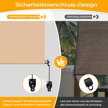Außenrollo Senkrechtmarkise