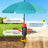 HOMEDEMO Sonnenschirm Strandschirm mit Bodenhülse, Gartenschirm Marktschirm,UV50+