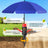 HOMEDEMO Sonnenschirm Strandschirm mit Bodenhülse, Gartenschirm Marktschirm,UV50+