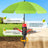 HOMEDEMO Sonnenschirm Strandschirm mit Bodenhülse, Gartenschirm Marktschirm,UV50+