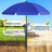 HOMEDEMO Sonnenschirm Strandschirm mit Bodenhülse, Gartenschirm Marktschirm