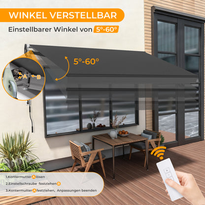 Elektrische Gelenkarmmarkise