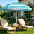 Alu-Sonnenschirm 360° Neigbar|Gartenschirm Marktschirm|UV50+ Schutz
