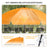 HOMEDEMO Sonnenschirm Strandschirm mit Bodenhülse, Gartenschirm Marktschirm,UV50+