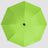 High-quality, durable Apple Green beach umbrella Top view shows the entire umbrella and the black cap.