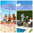 HOMEDEMO Sonnenschirm Strandschirm mit Bodenhülse, Gartenschirm Marktschirm