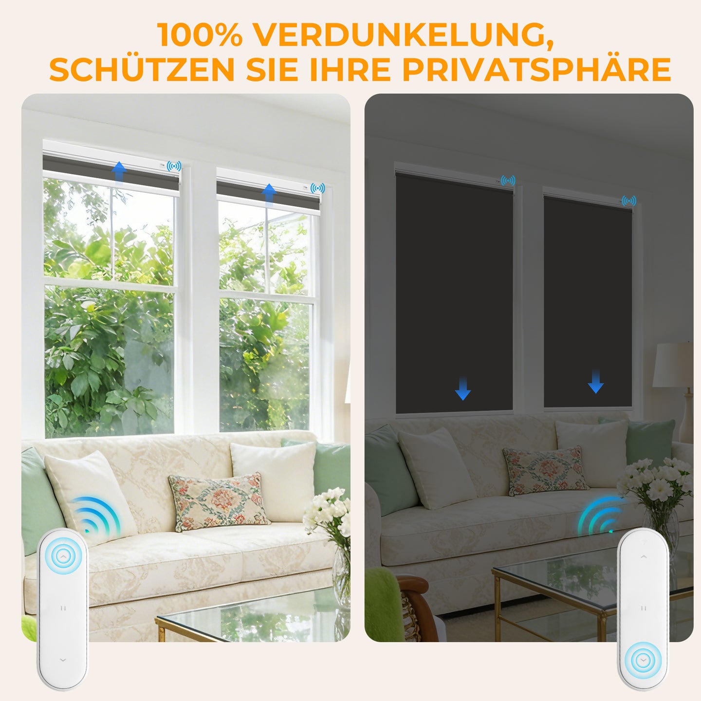 Elektrische Rollo Wiederaufladbare
