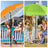 HOMEDEMO Klappbarer Stahl Sonnenschirm-KreuzgestellØ22–32mm