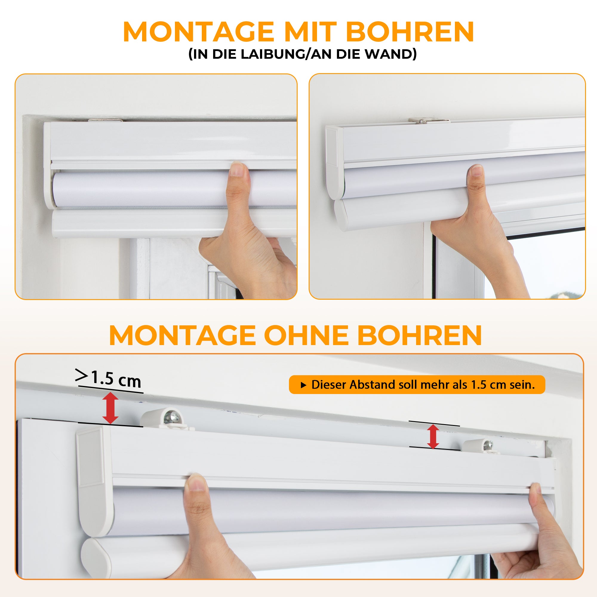 Elektrisches Rollo M100 Motorrollo silberbeschichtet vollverdunkelnd wärmedämmend Fensterrollo mit Funkmotor für Schlafzimmer Wohnzimmer Büro