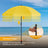 HOMEDEMO Sonnenschirm Strandschirm mit Bodenhülse, Gartenschirm Marktschirm,UV50+