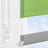 HOMEDEMO Doppelrollo Klemmfix ohne Bohren & mit Bohren, Rollos für Fenster und Tür,Leinen-grau,Weiss-grau-grün,Grün,Leinen