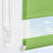 HOMEDEMO Doppelrollo Klemmfix ohne Bohren & mit Bohren, Rollos für Fenster und Tür,Leinen-grau,Weiss-grau-grün,Grün,Leinen