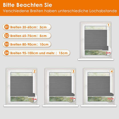 HOMEDEMO Wabenplissee Plissee