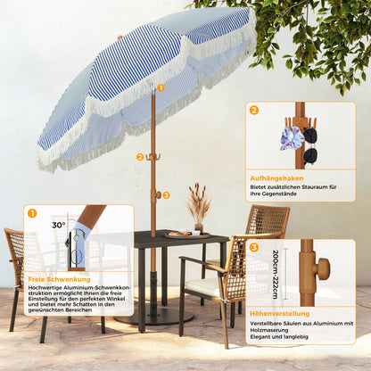 HOMEDEMO Funktioneller Reise Sonnenschirm