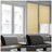 HOMEDEMO Plissee ohne Bohren verdunkelung, Thermo Plisseerollo Klemmfix, Hellbeige