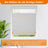 HOMEDEMO Wabenplissee Plissee ohne Bohren Klemmfix Verdunklung Thermo Zweifarbig