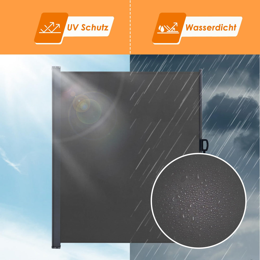 Ausziehbar Seitenmarkise