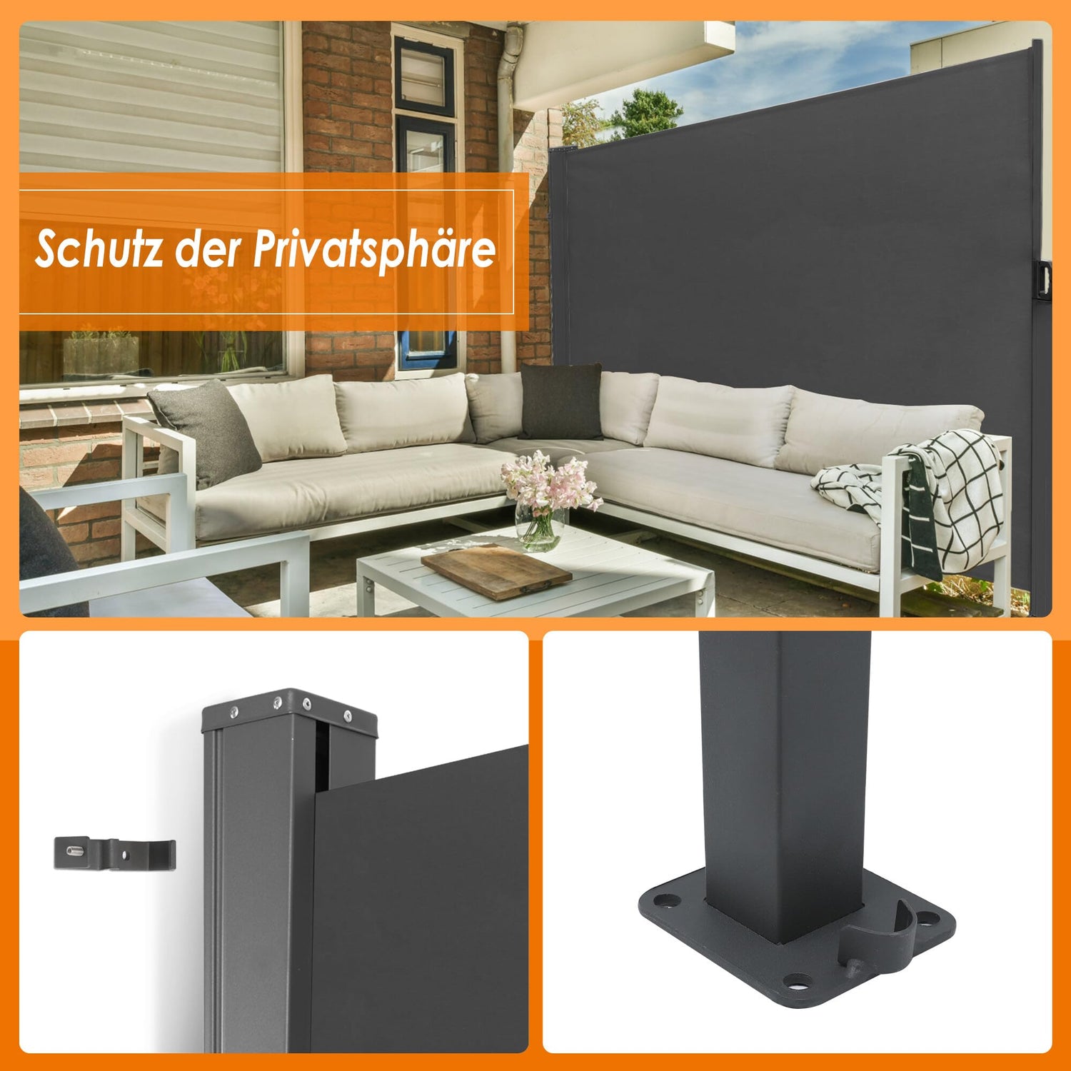 Ausziehbar Seitenmarkise
