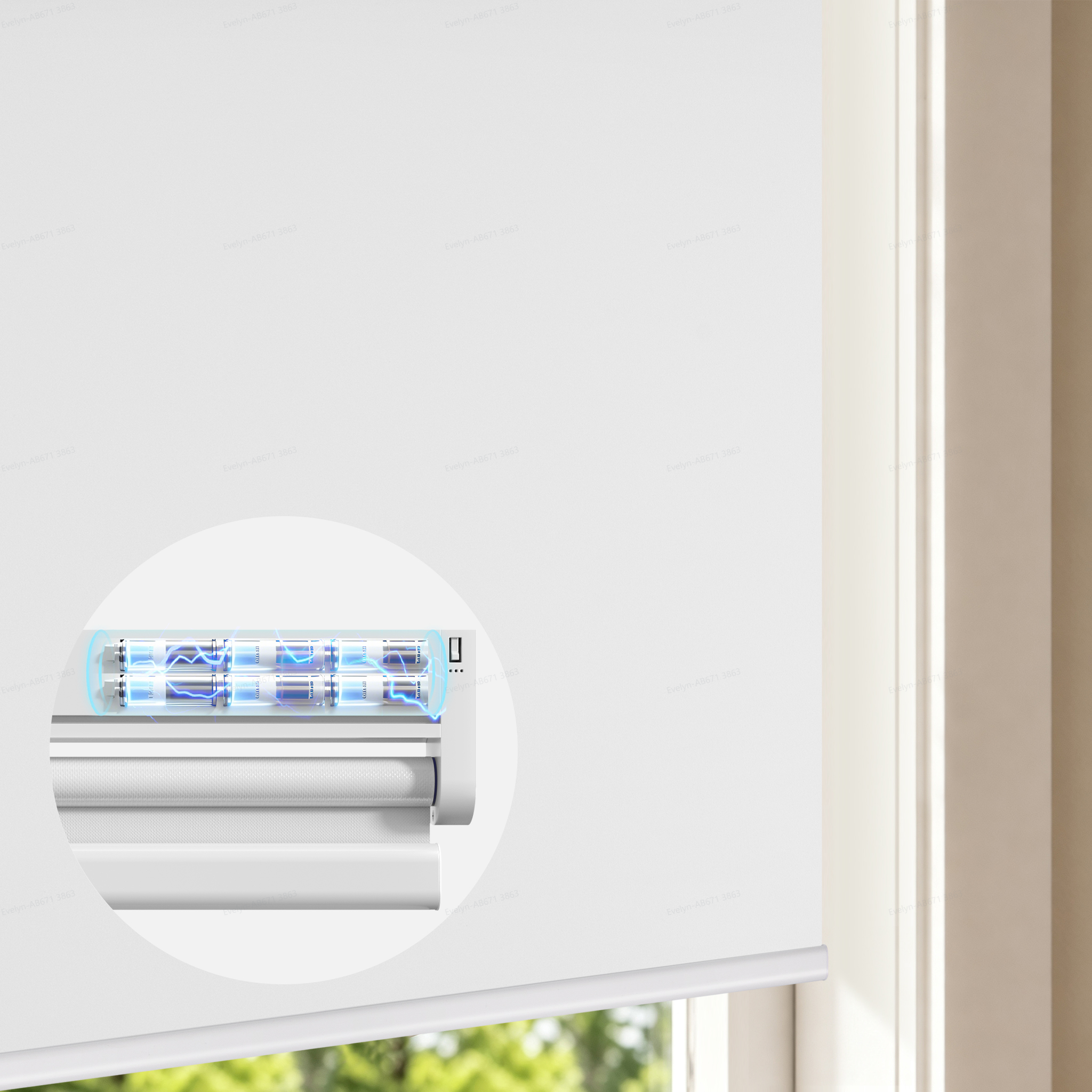 HOMEDEMO M100 Elektrisches Verdunkelungsrollo